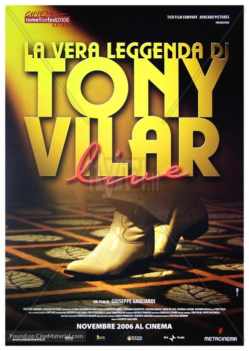 La vera leggenda di Tony Vilar - Italian Movie Poster