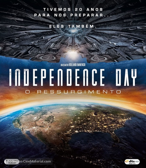 Independence Day: Resurgence - Brazilian Blu-Ray movie cover