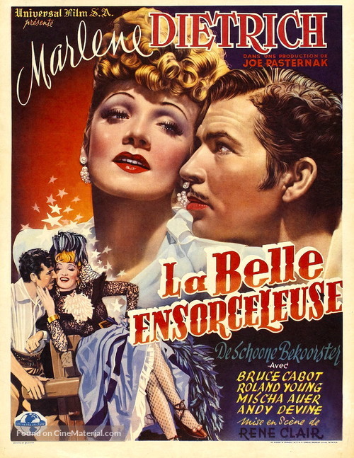The Flame of New Orleans - Belgian Movie Poster