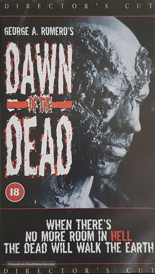 Dawn of the Dead - British VHS movie cover
