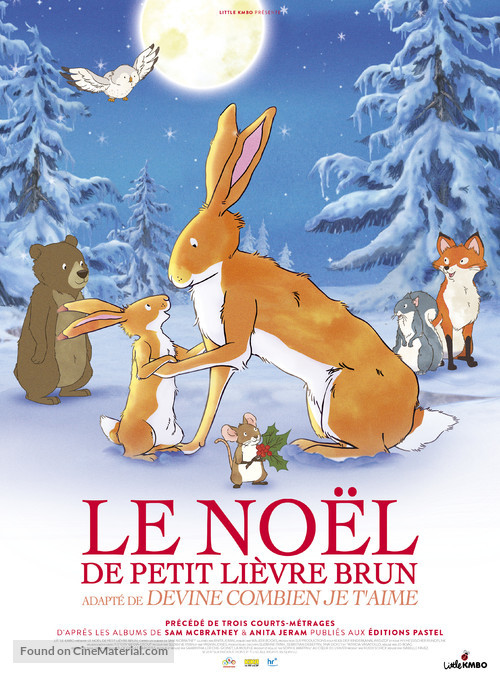 Guess How Much I Love You: The Adventures of Little Nutbrown Hare - Christmas to the Moon and Back - French Movie Poster