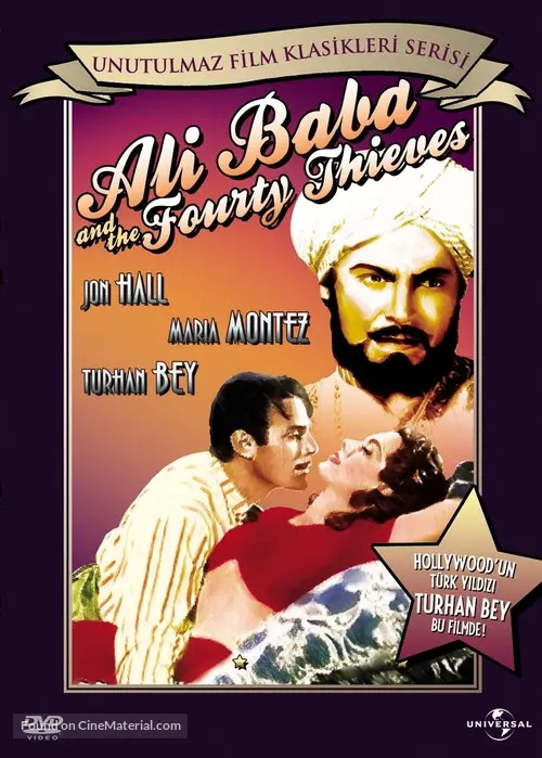 Ali Baba and the Forty Thieves (1944) Turkish movie cover