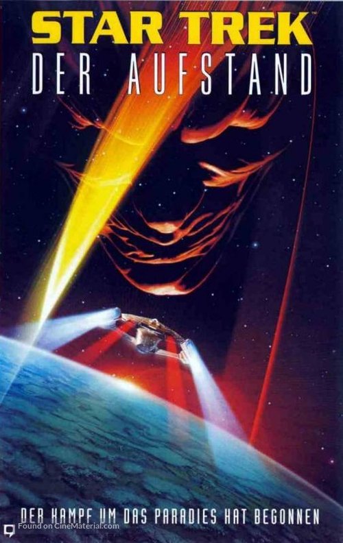 Star Trek: Insurrection - German VHS movie cover