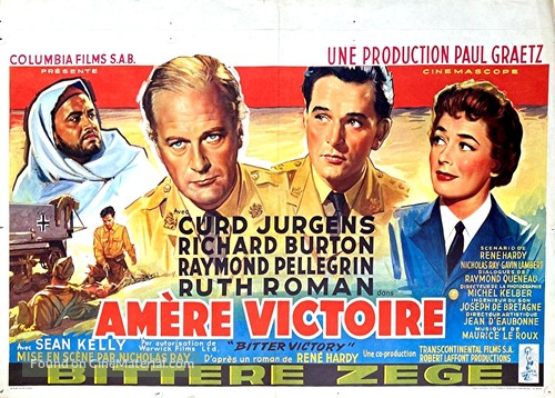 Bitter Victory - Belgian Movie Poster