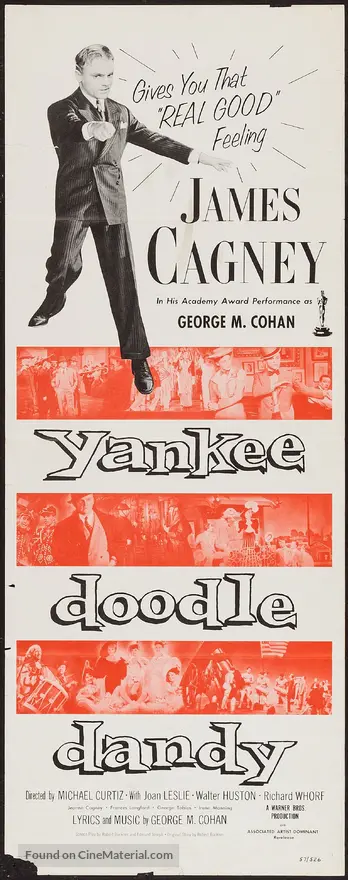 Yankee Doodle Dandy 1942 Movie Poster Yankee Doodle Dandy 1942 Movie Poster