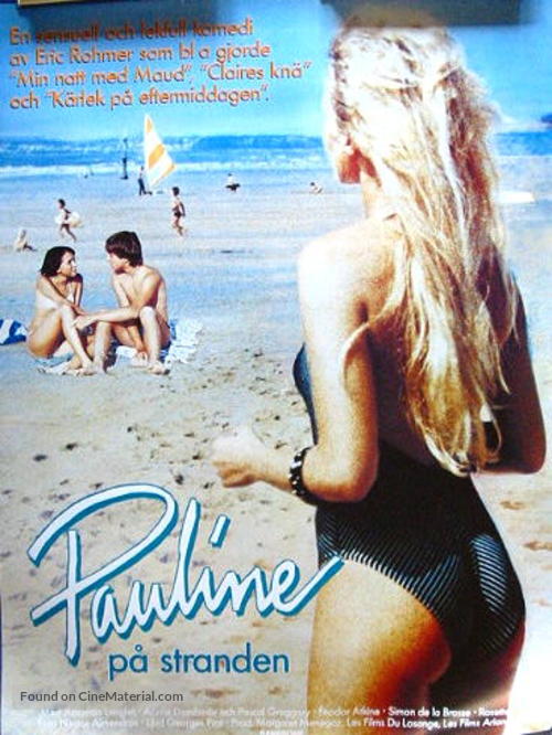 Pauline &agrave; la plage - Swedish Movie Poster