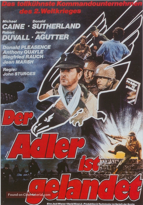 The Eagle Has Landed - German Movie Poster