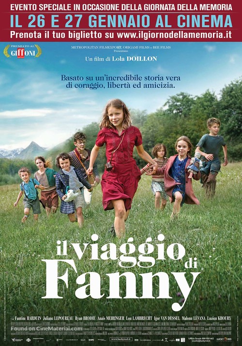 Le voyage de Fanny - Italian Movie Poster