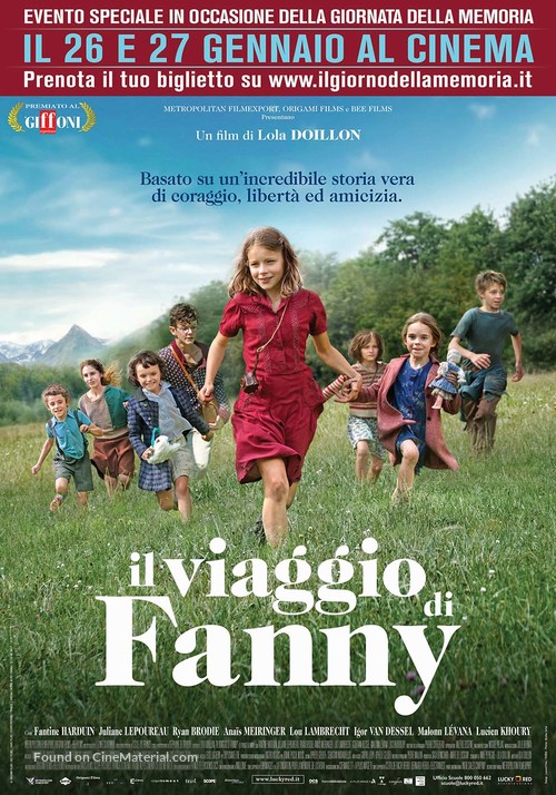 Le voyage de Fanny - Italian Movie Poster