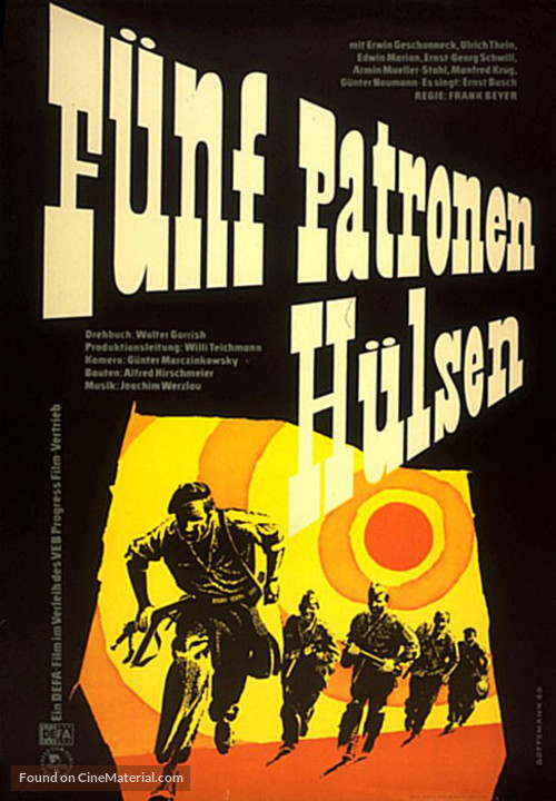 F&uuml;nf Patronenh&uuml;lsen - German Movie Poster