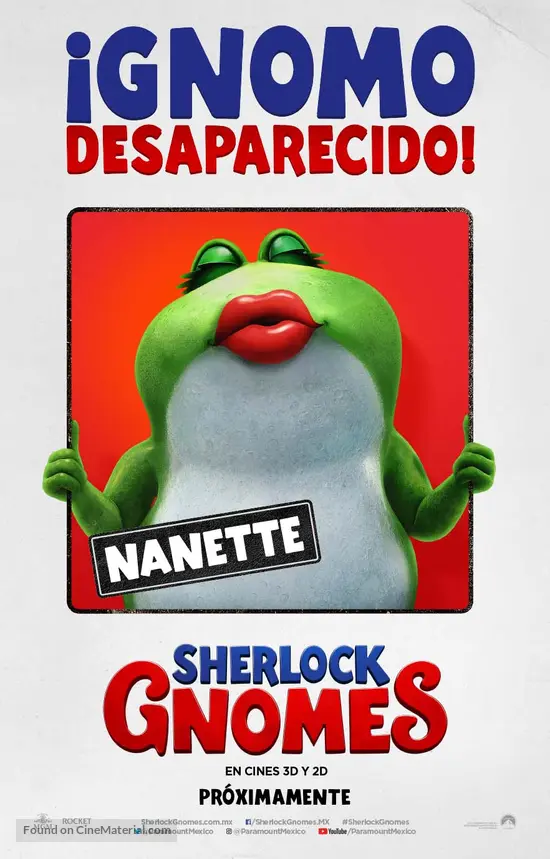 Sherlock Gnomes - Argentinian Movie Poster