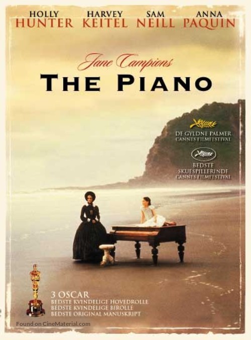 The Piano - Danish DVD movie cover