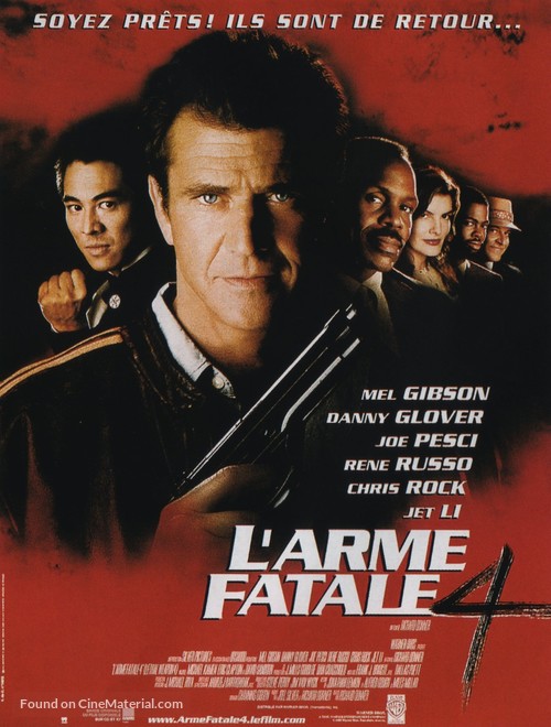 Lethal Weapon 4 - French Movie Poster