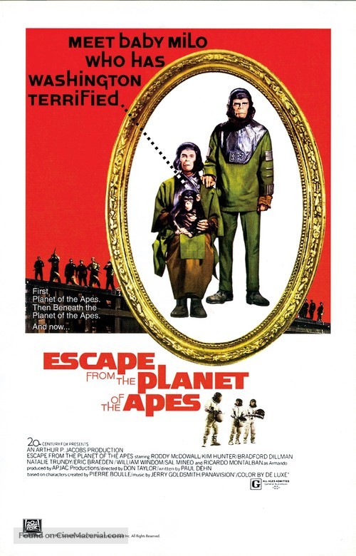 Escape from the Planet of the Apes - Movie Poster