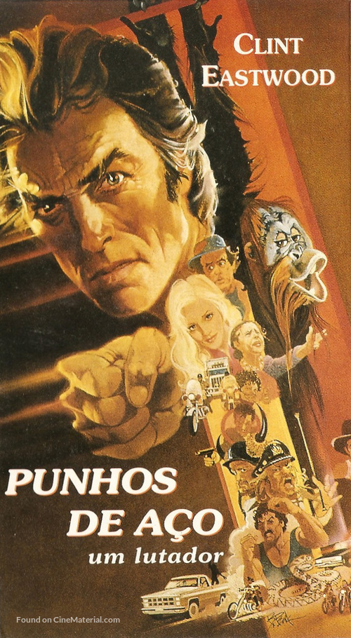 Any Which Way You Can - Brazilian VHS movie cover