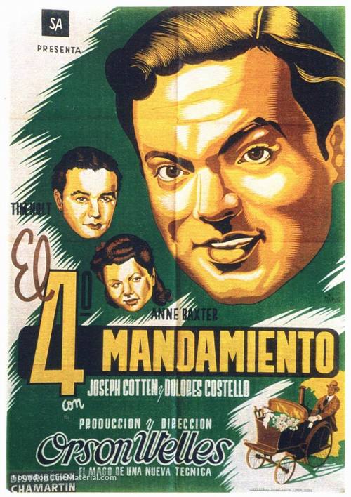 The Magnificent Ambersons - Spanish Movie Poster
