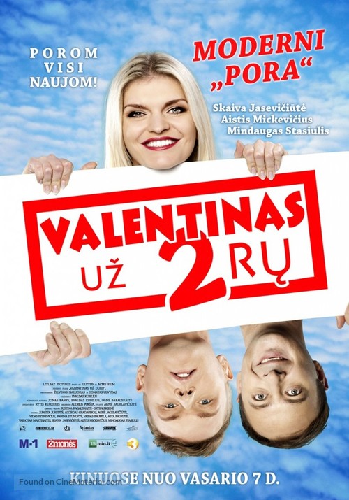 Valentinas uz 2ru - Lithuanian Movie Poster