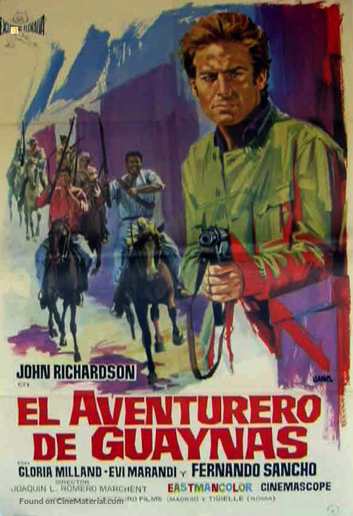 El aventurero de Guaynas - Spanish Movie Poster