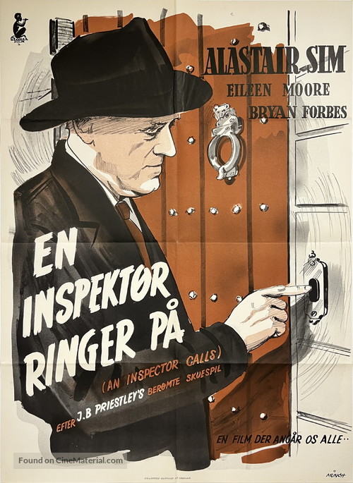 An Inspector Calls - Danish Movie Poster