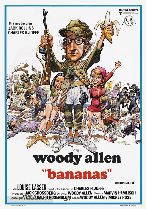 Bananas - Spanish Movie Poster
