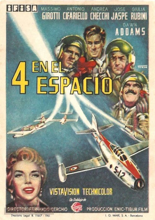 I quattro del getto tonante - Spanish Movie Poster