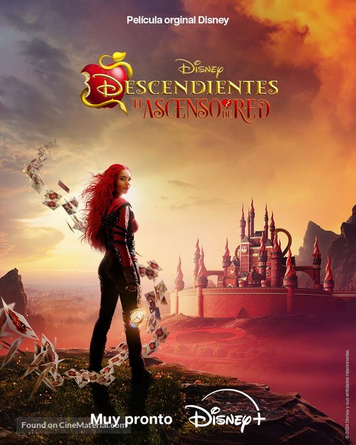 Descendants: The Rise of Red - Argentinian Movie Poster