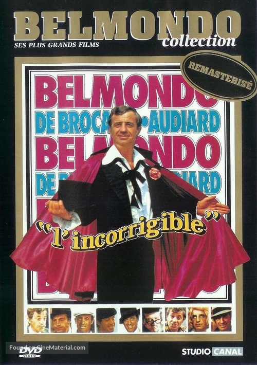 L&#039;incorrigible - French DVD movie cover