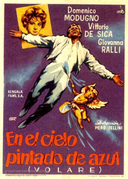 Nel blu dipinto di blu - Spanish Movie Poster