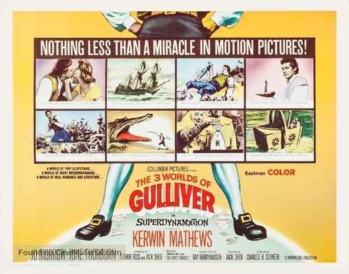 The 3 Worlds of Gulliver - Movie Poster