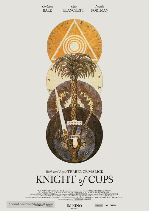 Knight of Cups - German Movie Poster