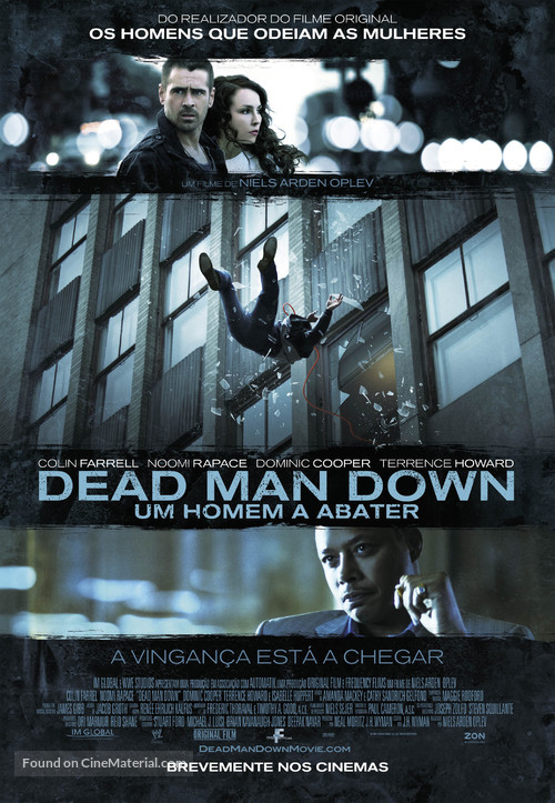 Dead Man Down - Portuguese Movie Poster