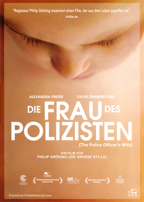 Die Frau des Polizisten - Dutch Video release movie poster