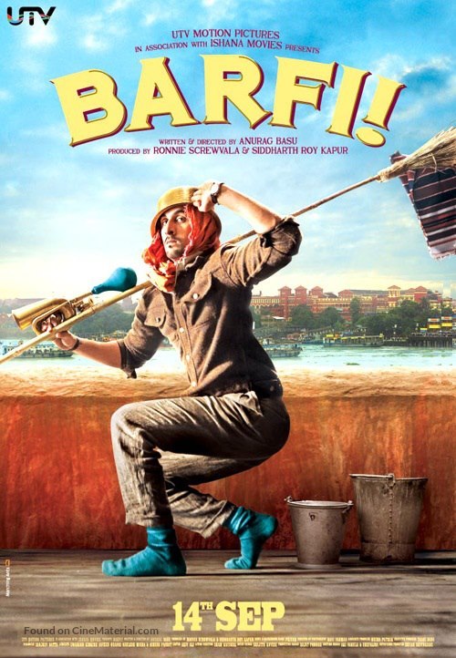 Barfi! - Indian Movie Poster