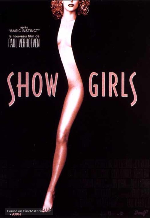 Showgirls - French Theatrical movie poster