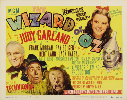 The Wizard of Oz - British Movie Poster