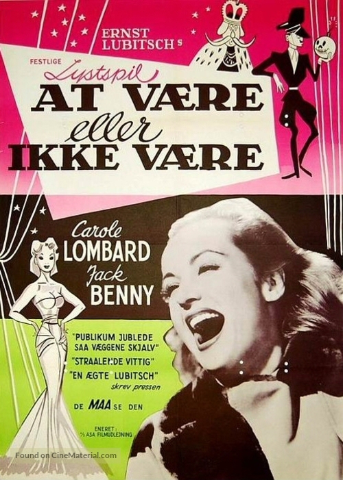 To Be or Not to Be - Danish Movie Poster