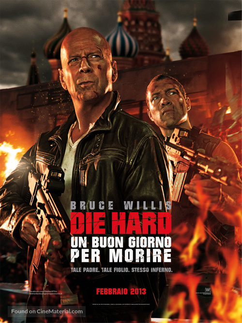 A Good Day to Die Hard - Italian Movie Poster