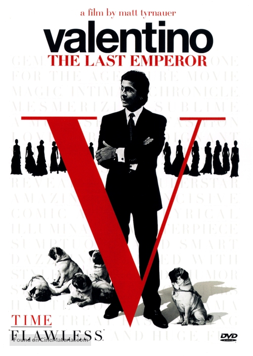 Valentino: The Last Emperor - DVD movie cover