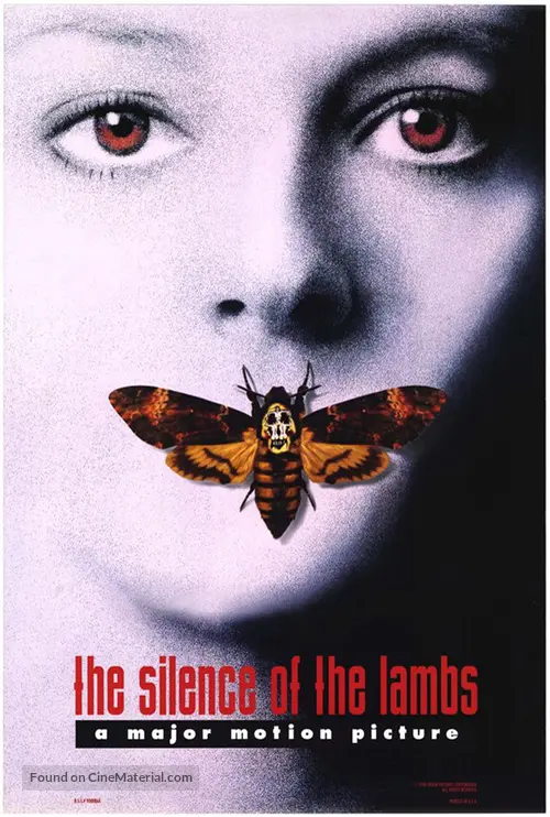 The Silence Of The Lambs (1991) movie cover The Silence Of The Lambs (1991) movie cover