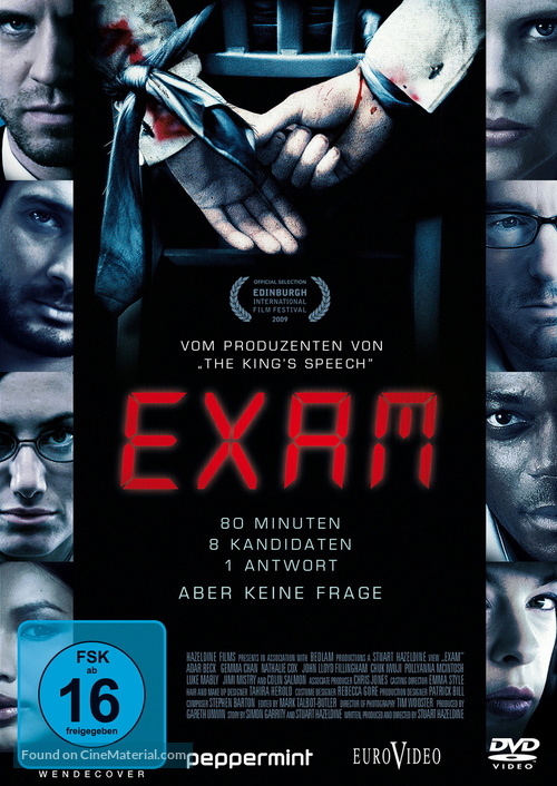 Exam - German DVD movie cover