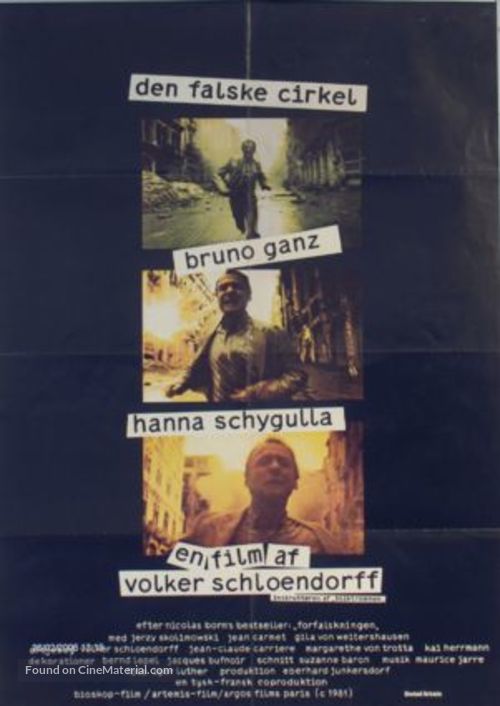 F&auml;lschung, Die - Danish Movie Poster