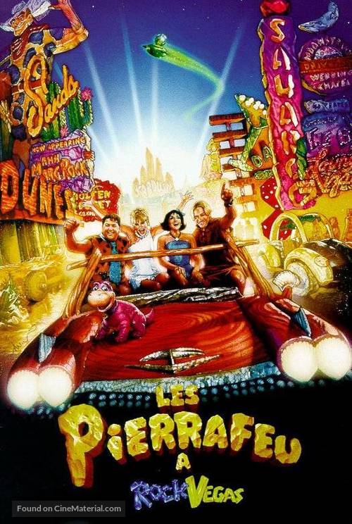 The Flintstones in Viva Rock Vegas - French VHS movie cover