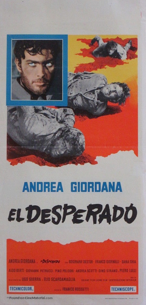 El desperado - Italian Movie Poster