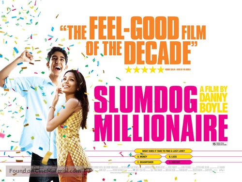 Slumdog Millionaire - British Movie Poster