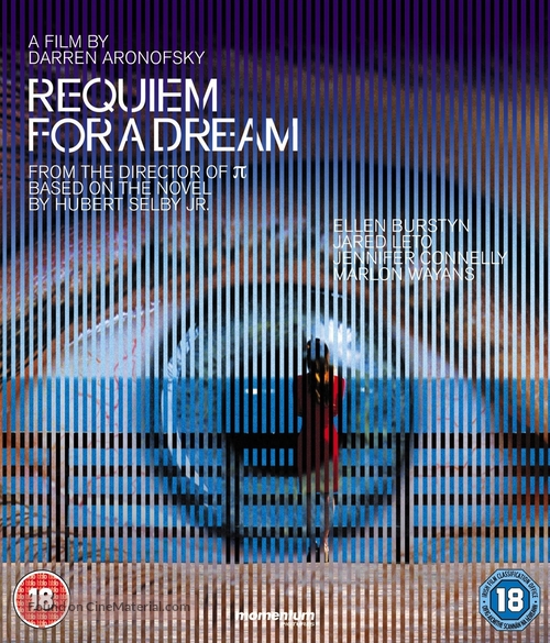 Requiem for a Dream - British Blu-Ray movie cover