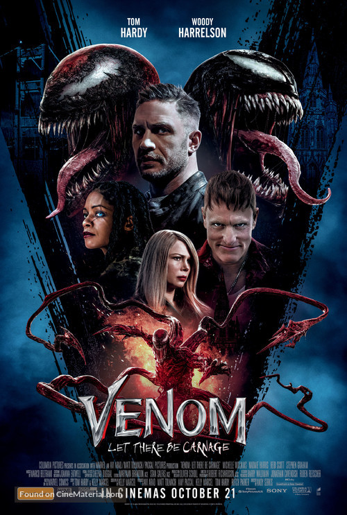 Venom: Let There Be Carnage - Australian Movie Poster