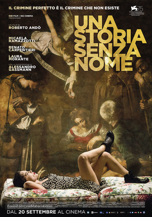 Una storia senza nome - Italian Movie Poster