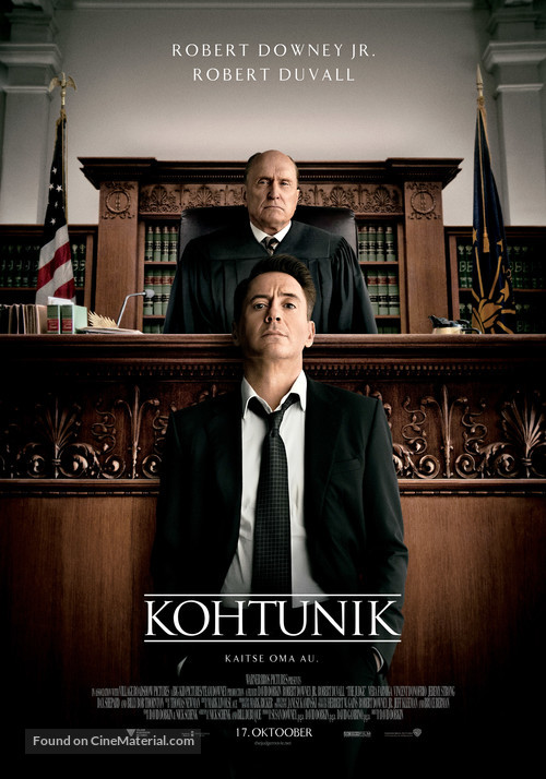 The Judge - Estonian Movie Poster