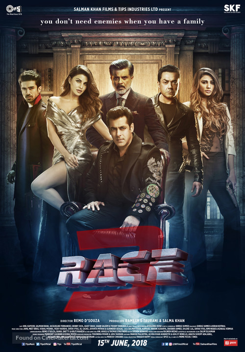 Race 3 - Indian Movie Poster