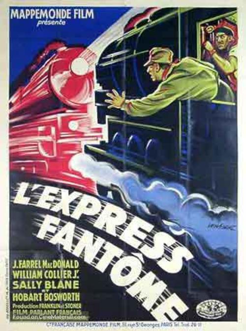 The Phantom Express - French Movie Poster